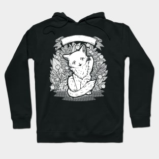 Kitty Final Boss Illustration Hoodie